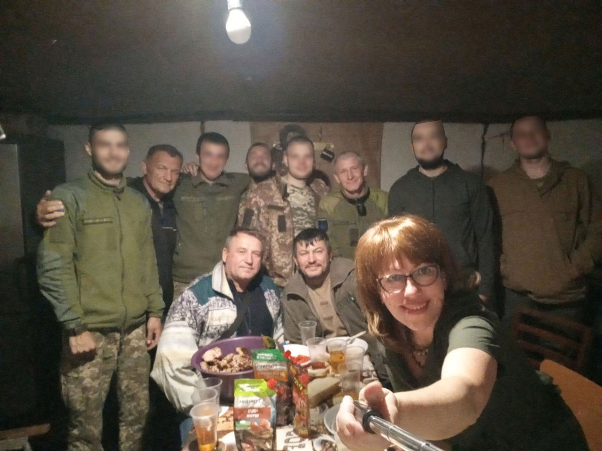 Карпенко Микола Миколайович разом з нашими воїнами 